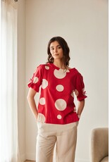 Peruzzi Peruzzi - S26183 - POLKA DOT COTTON TOP