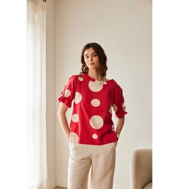 Peruzzi POLKA DOT COTTON TOP