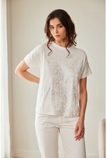 Peruzzi Peruzzi - S26185 - METALLIC FRONT TSHIRT