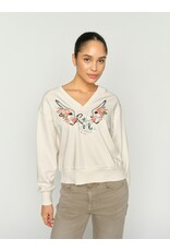 Mos Mosh Cosette V-LS Spring Sweatshirt