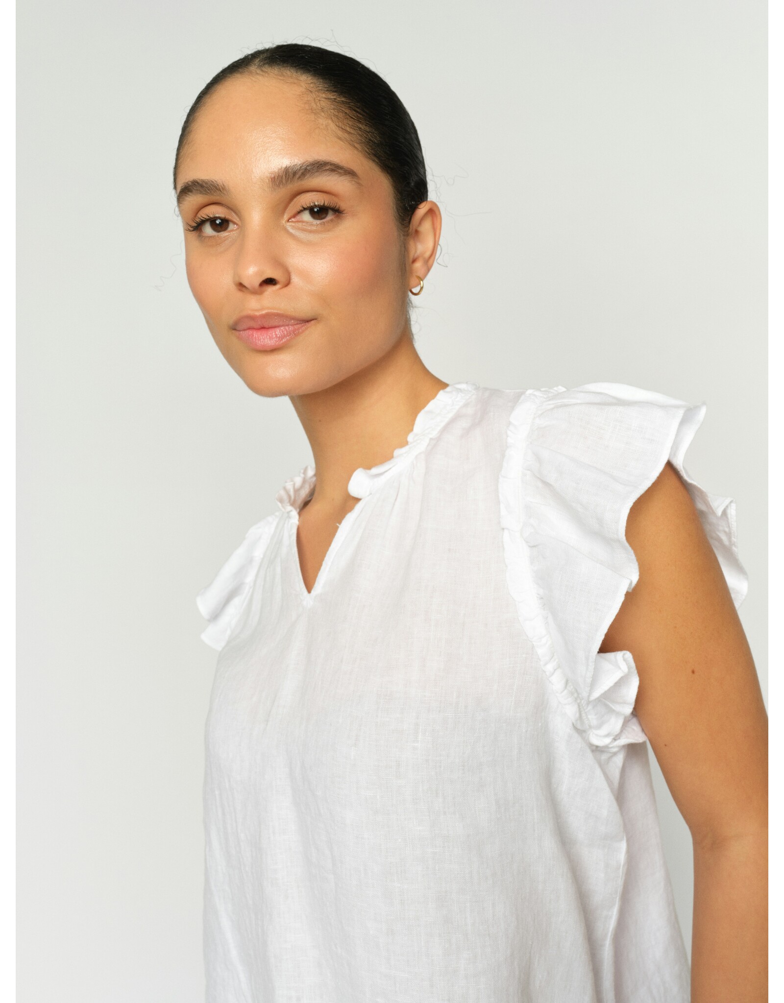 Mos Mosh Tea Linen Blouse