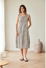 Peruzzi Sleevelesss Print Dress