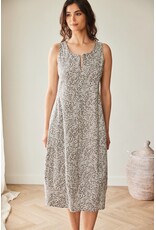 Peruzzi Sleevelesss Print Dress