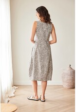 Peruzzi Sleevelesss Print Dress