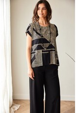 Peruzzi Geo Print Top