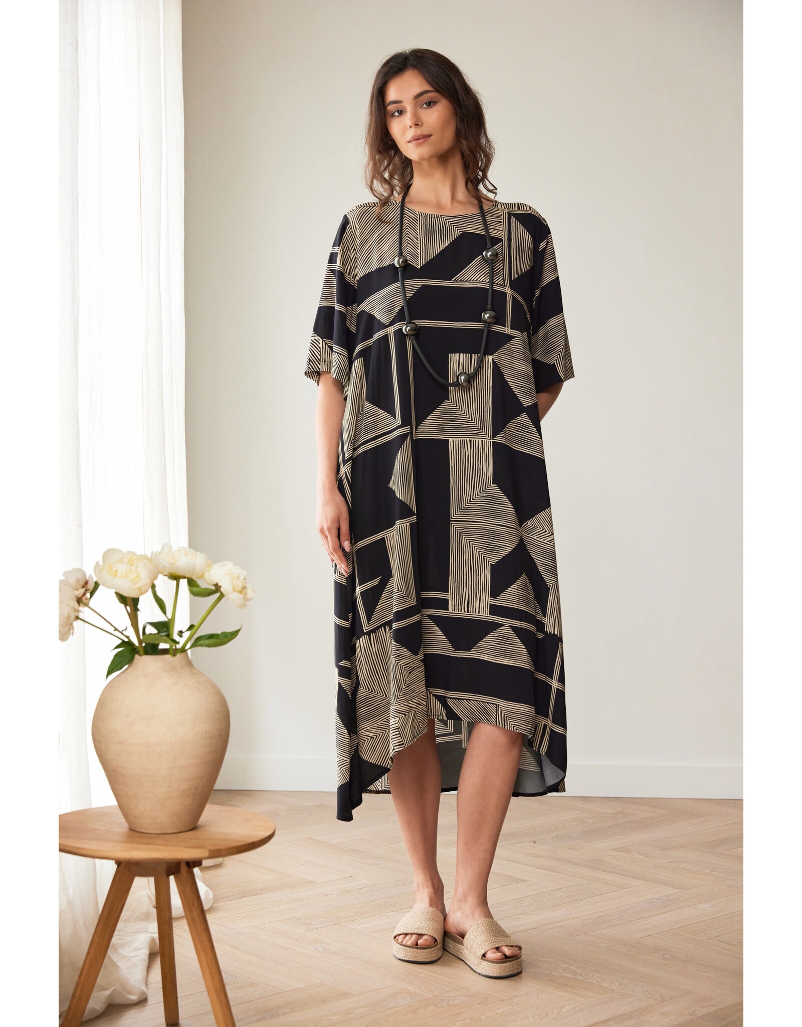 Peruzzi Geo Print Dress