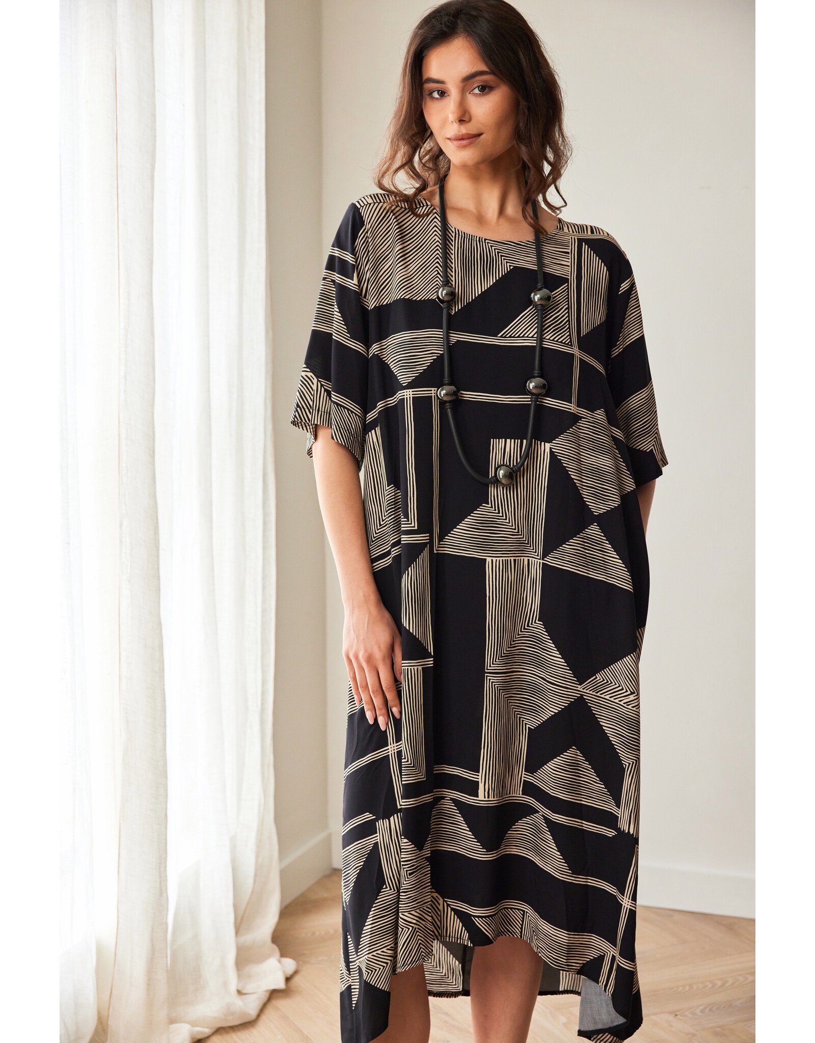 Peruzzi Geo Print Dress