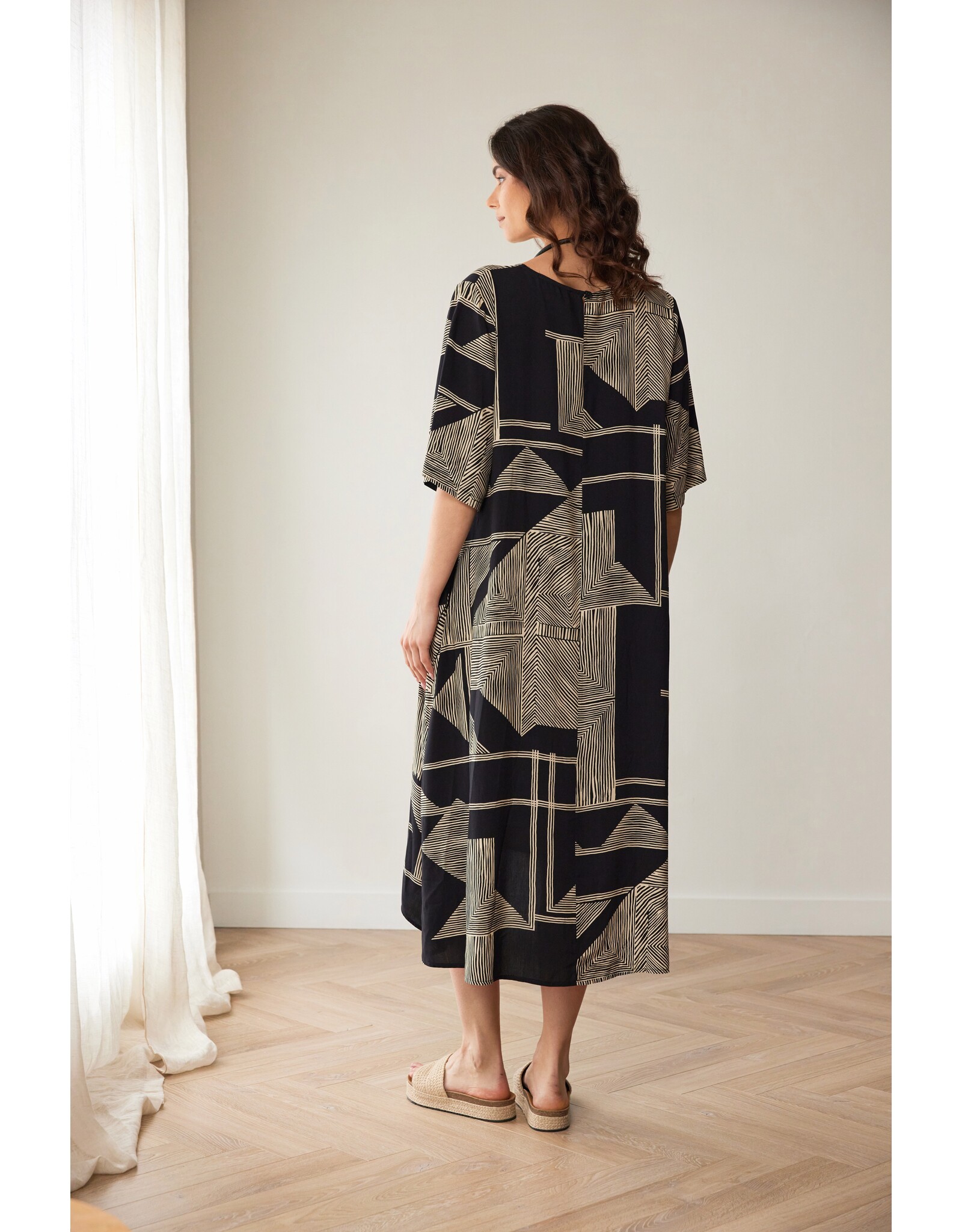 Peruzzi Geo Print Dress
