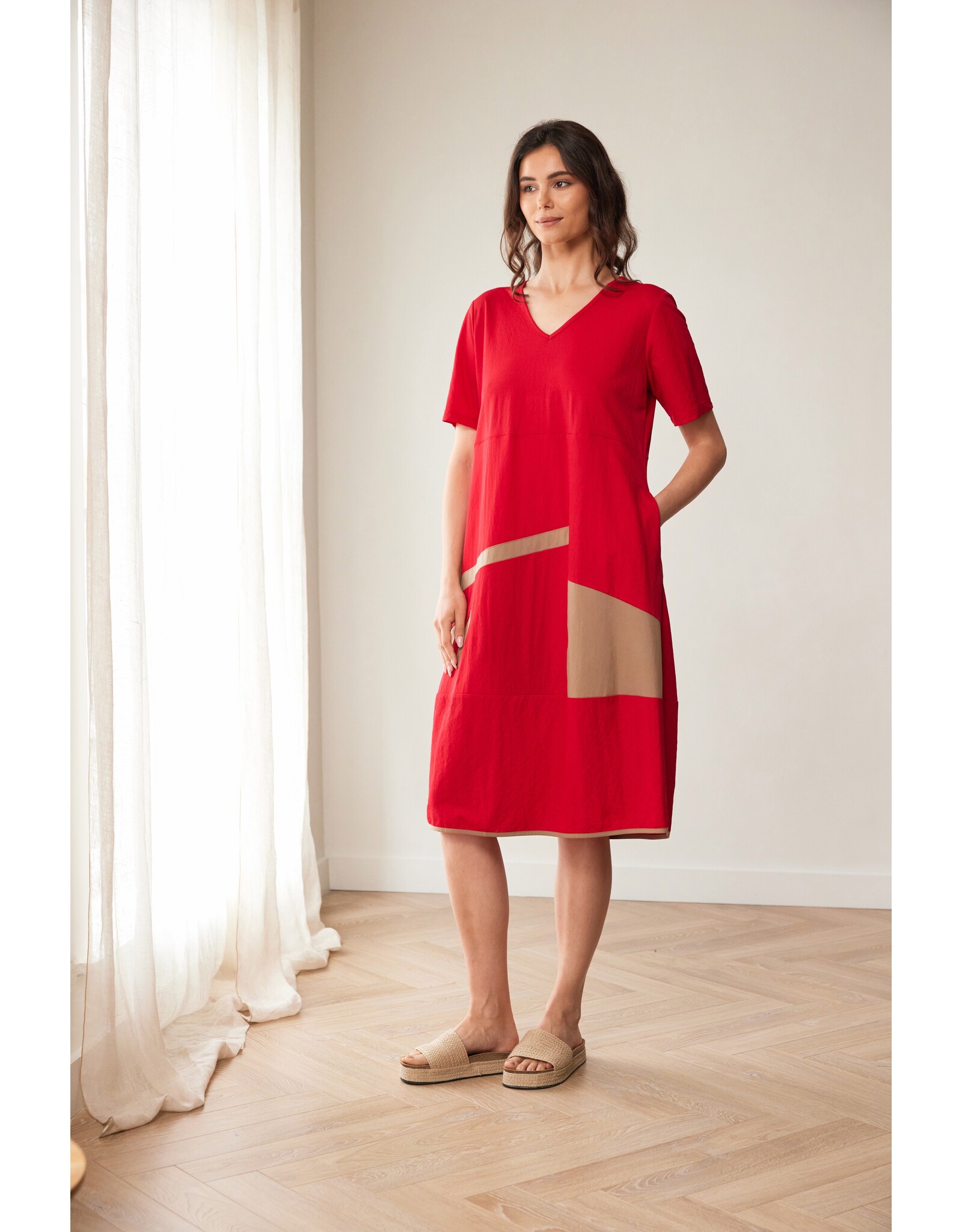 Peruzzi Oval Cut Out Dress