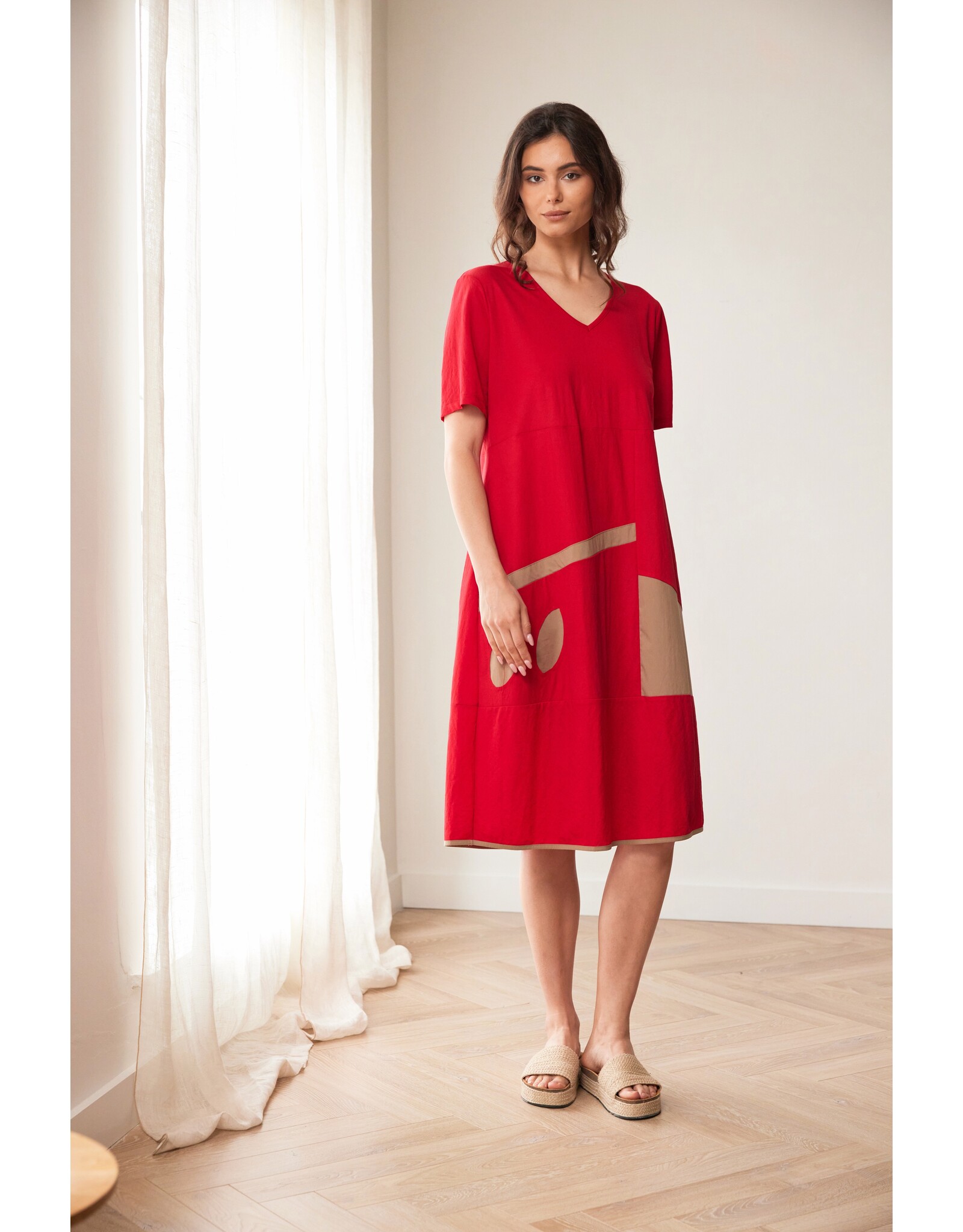 Peruzzi Oval Cut Out Dress