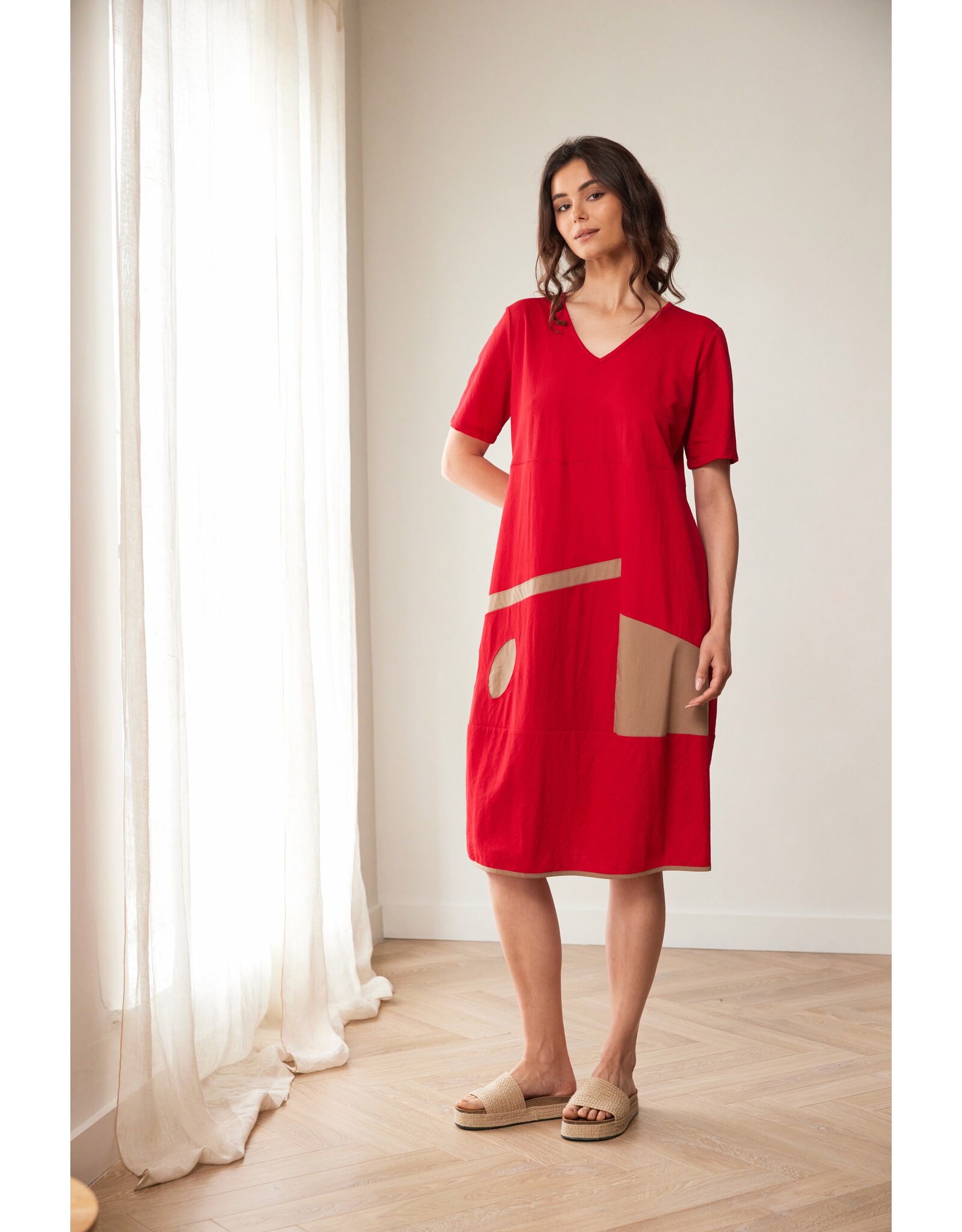 Peruzzi Oval Cut Out Dress