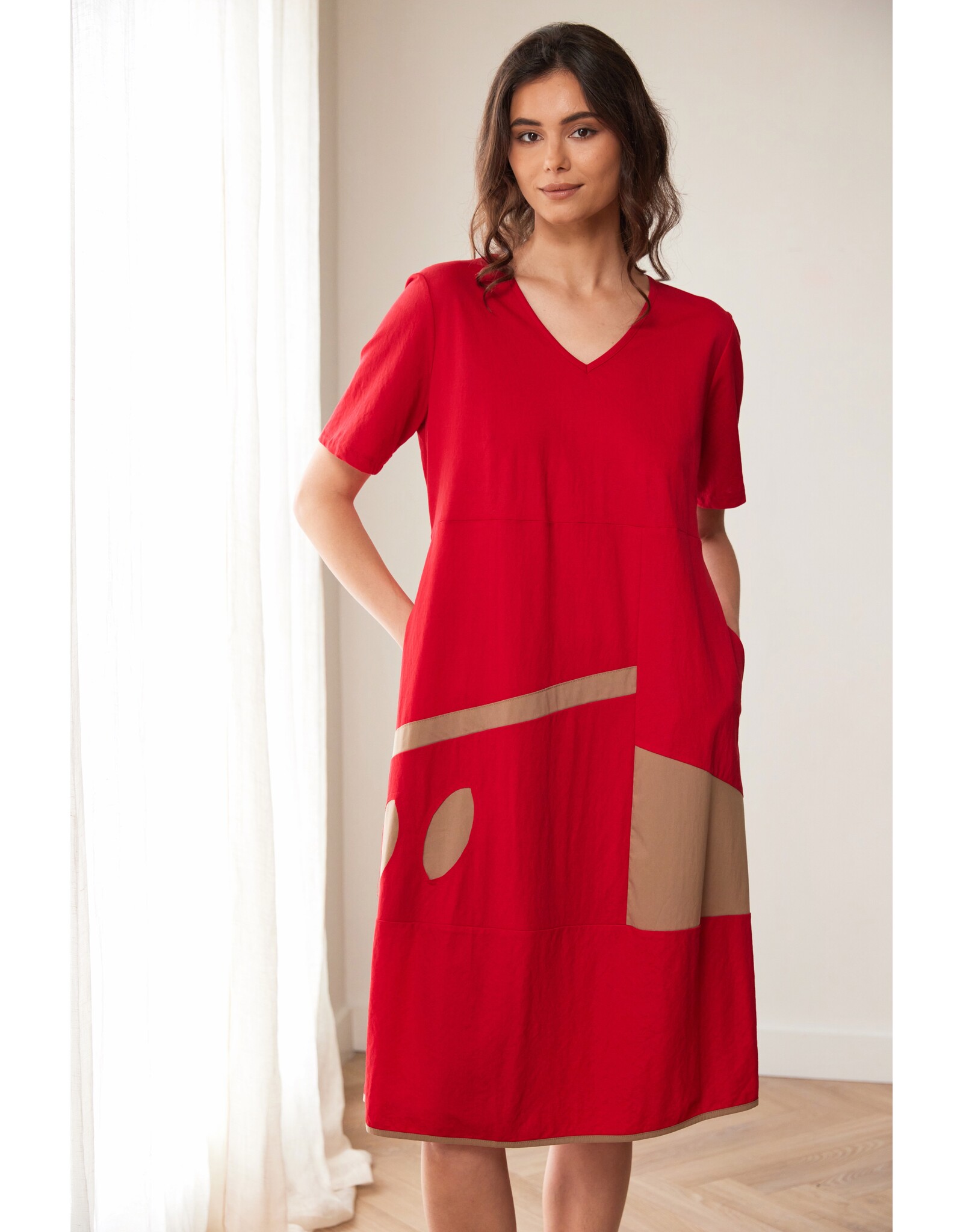 Peruzzi Oval Cut Out Dress