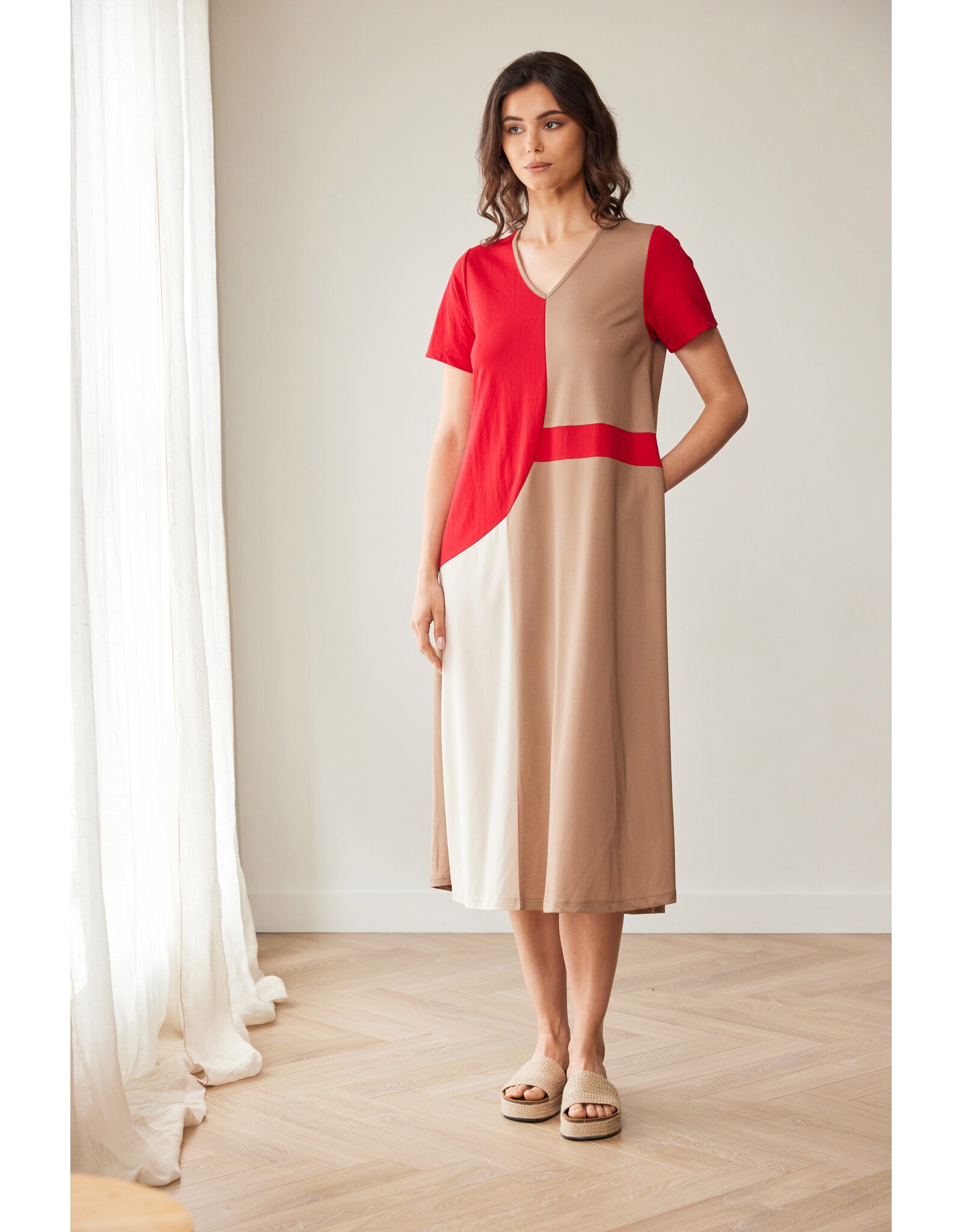 Peruzzi Colour Block Dress