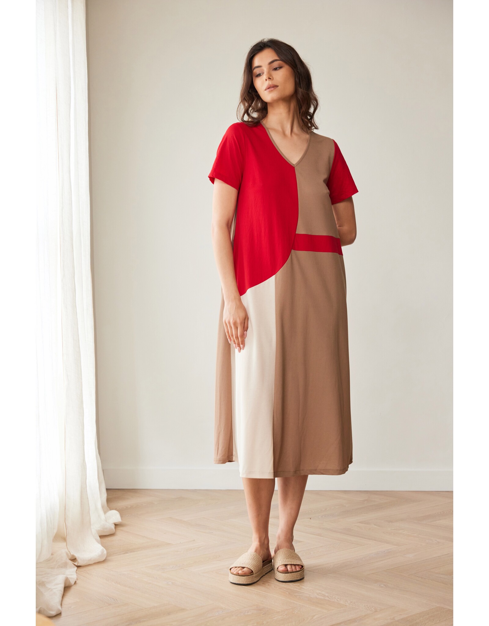 Peruzzi Colour Block Dress