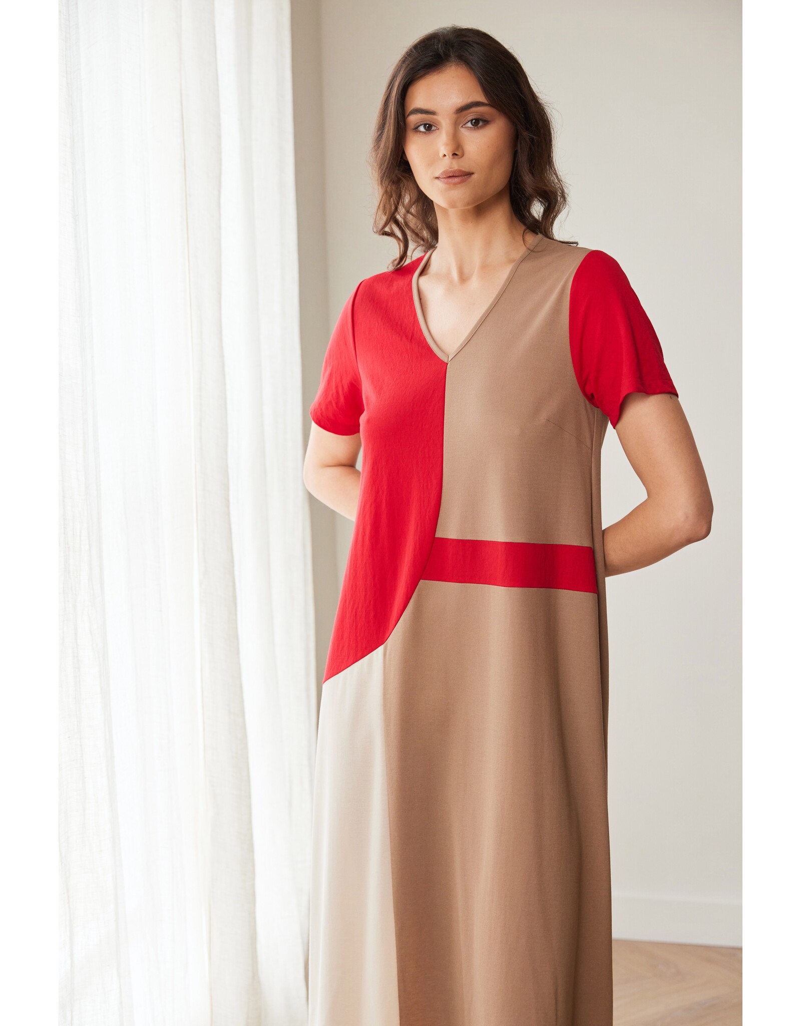 Peruzzi Colour Block Dress