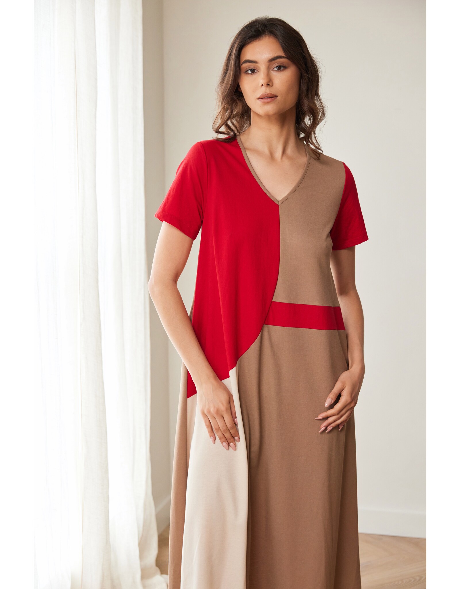 Peruzzi Colour Block Dress