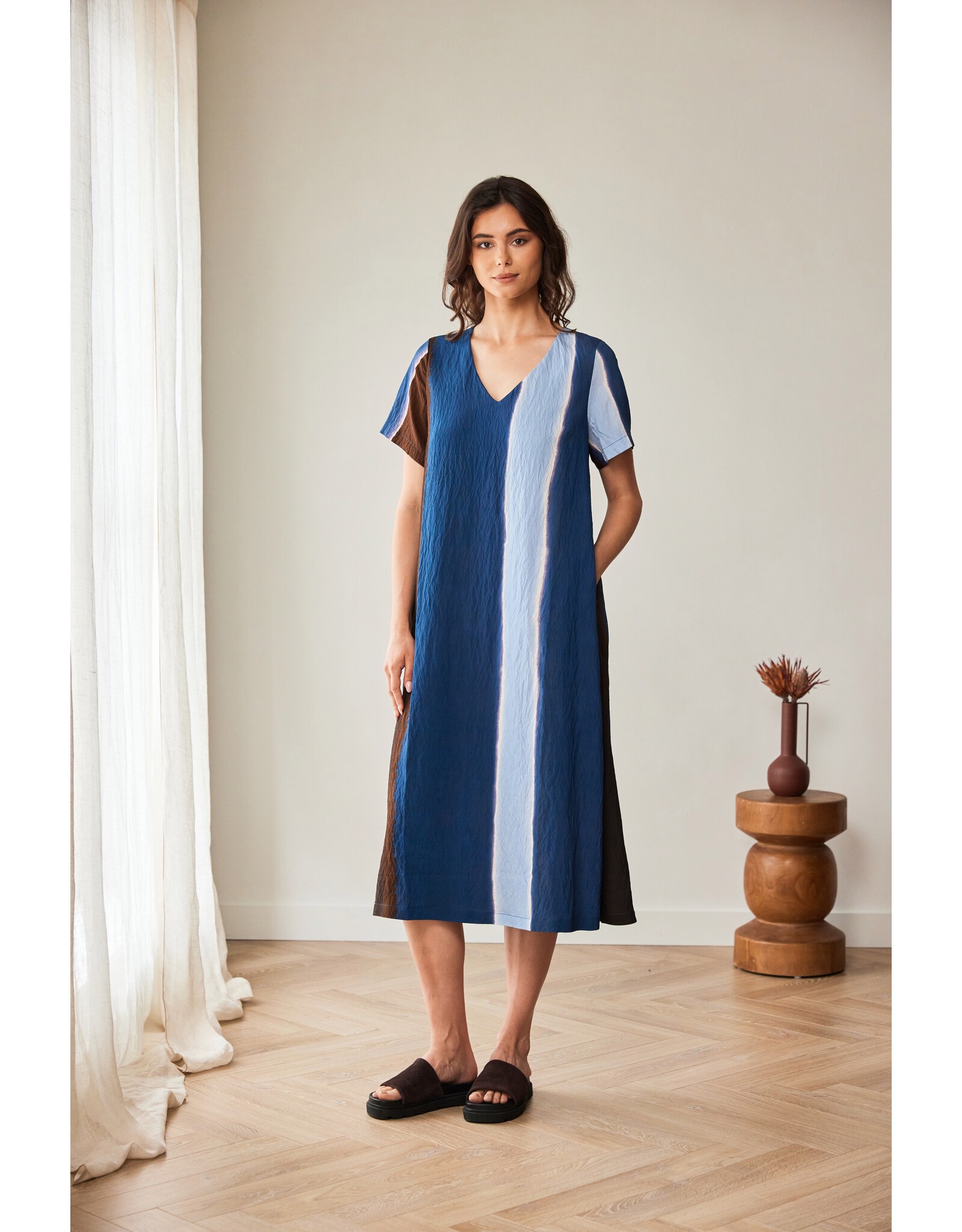 Peruzzi Multi Stripe Dress