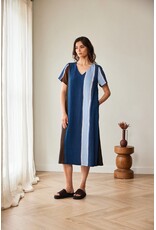 Peruzzi Multi Stripe Dress