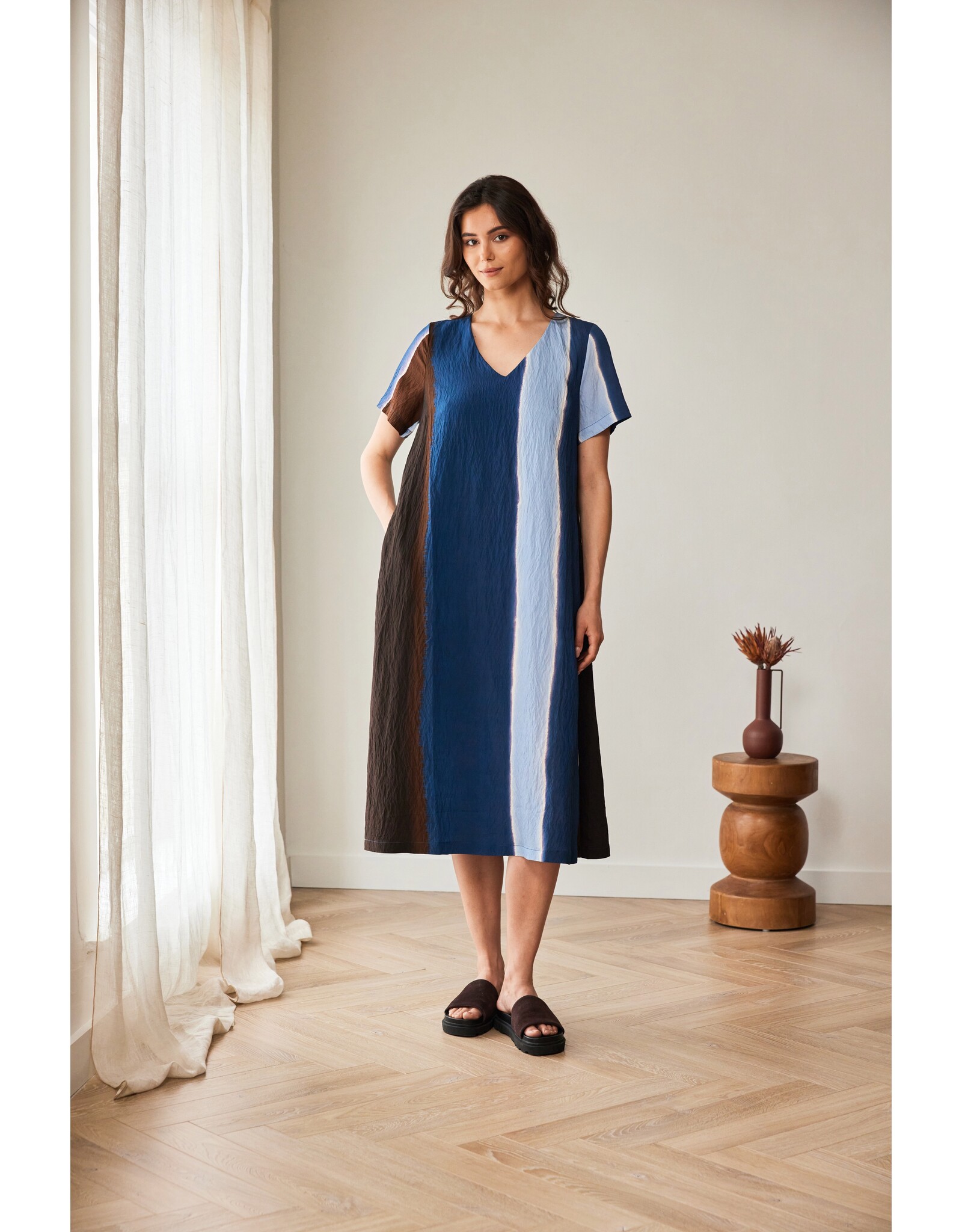 Peruzzi Multi Stripe Dress