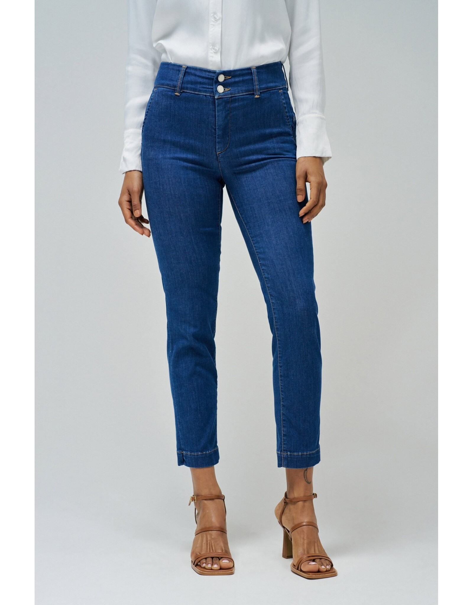 Salsa Jeans SECRET CHINO PUSH IN CROPPED SLIM