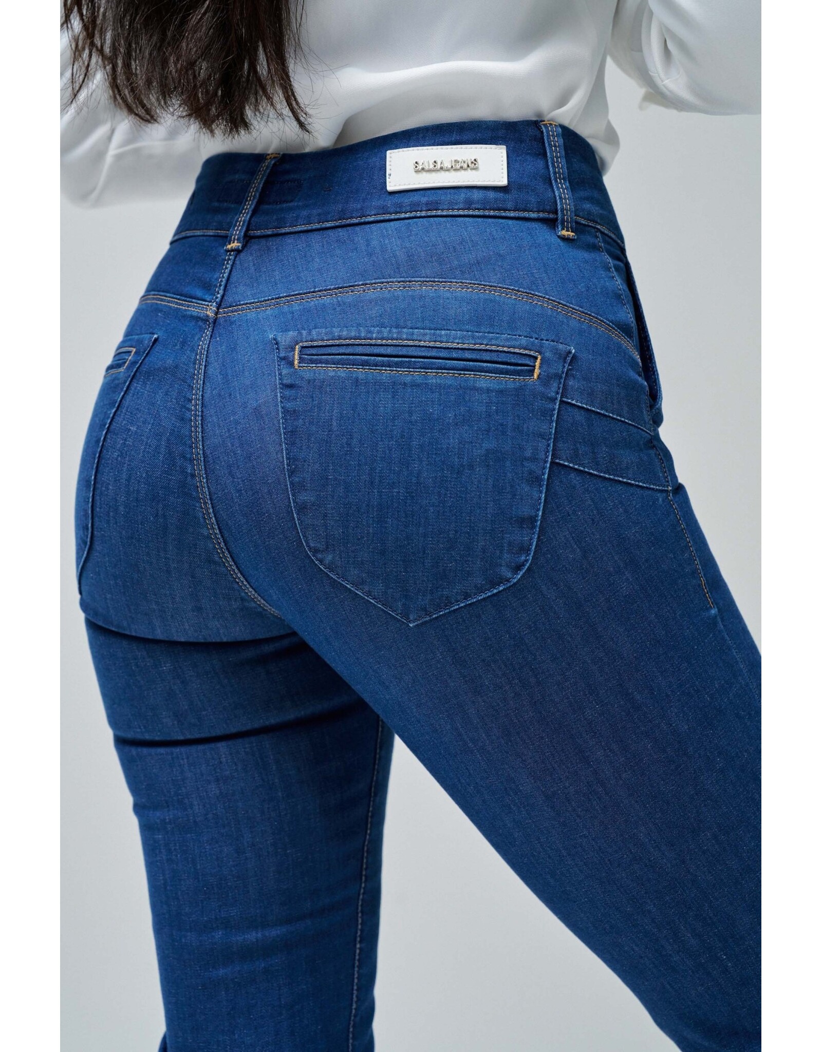 Salsa Jeans SECRET CHINO PUSH IN CROPPED SLIM