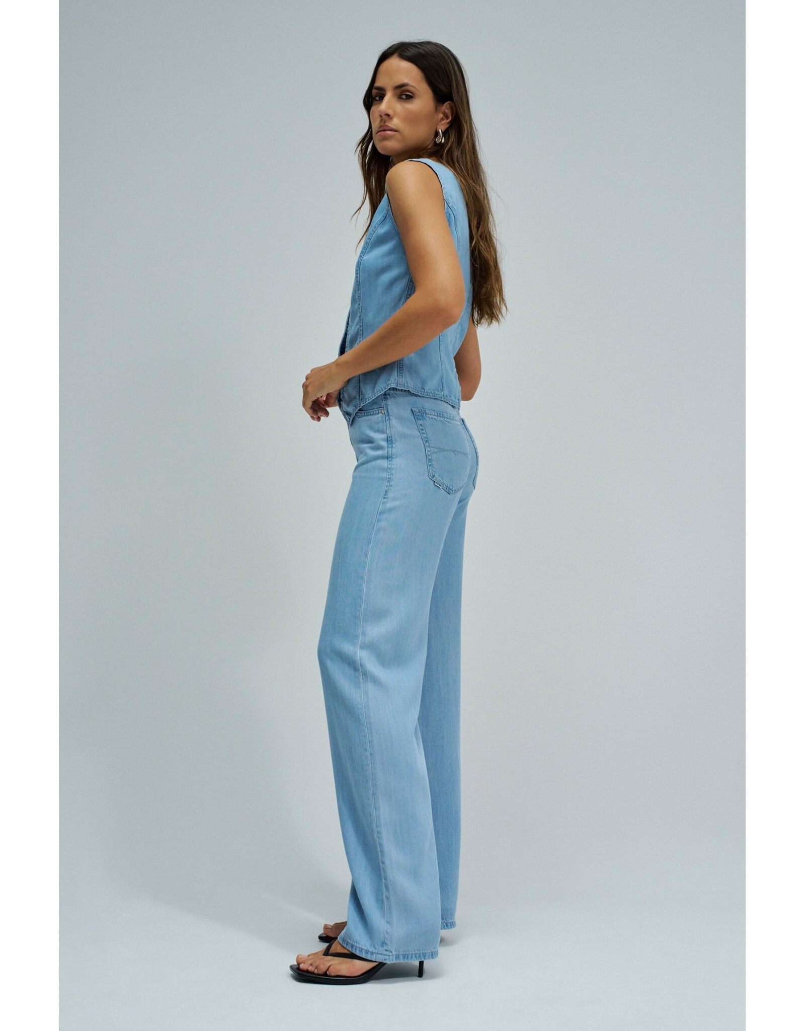 Salsa Jeans JEANS WIDE LEG LIGHT DENIM