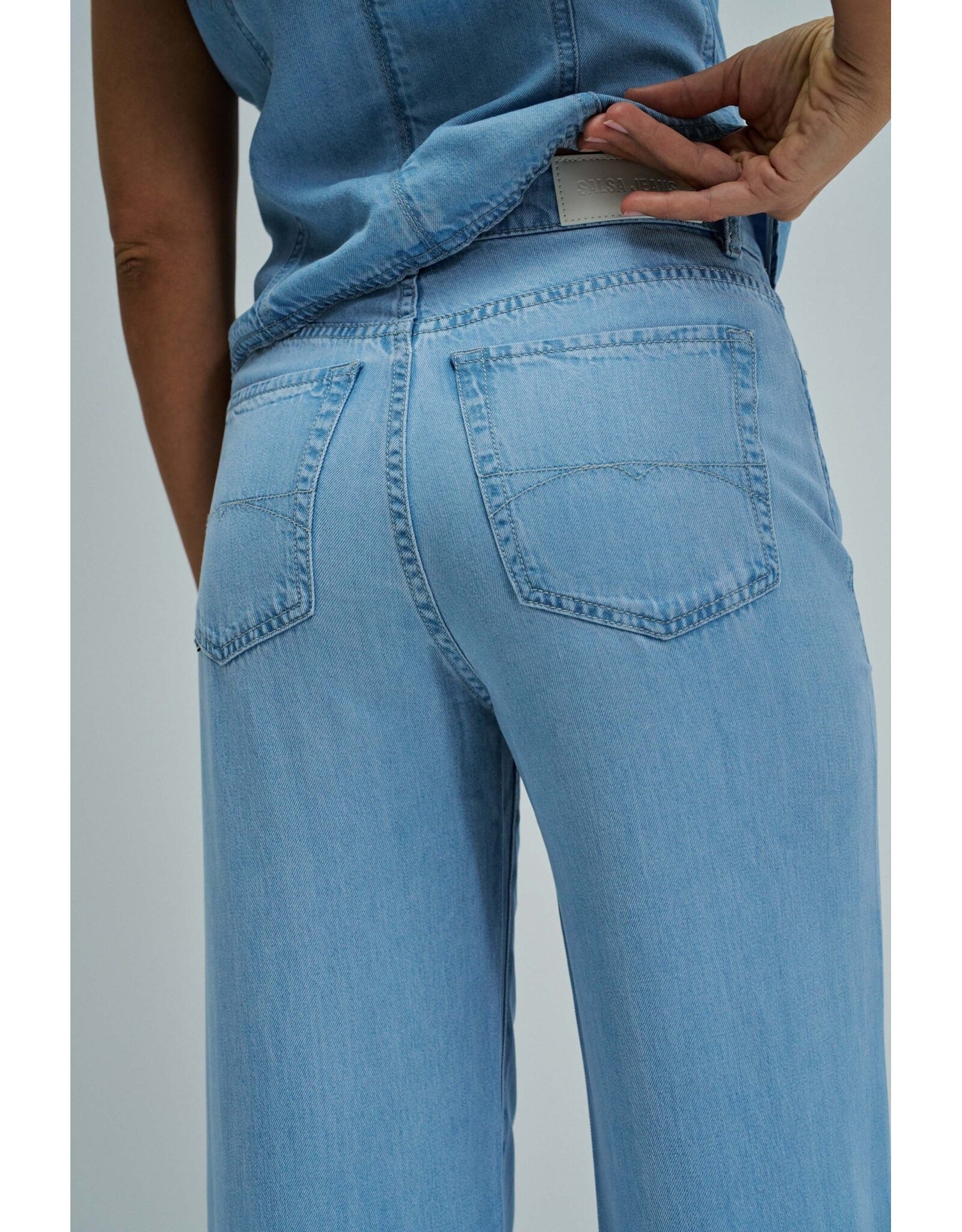 Salsa Jeans JEANS WIDE LEG LIGHT DENIM