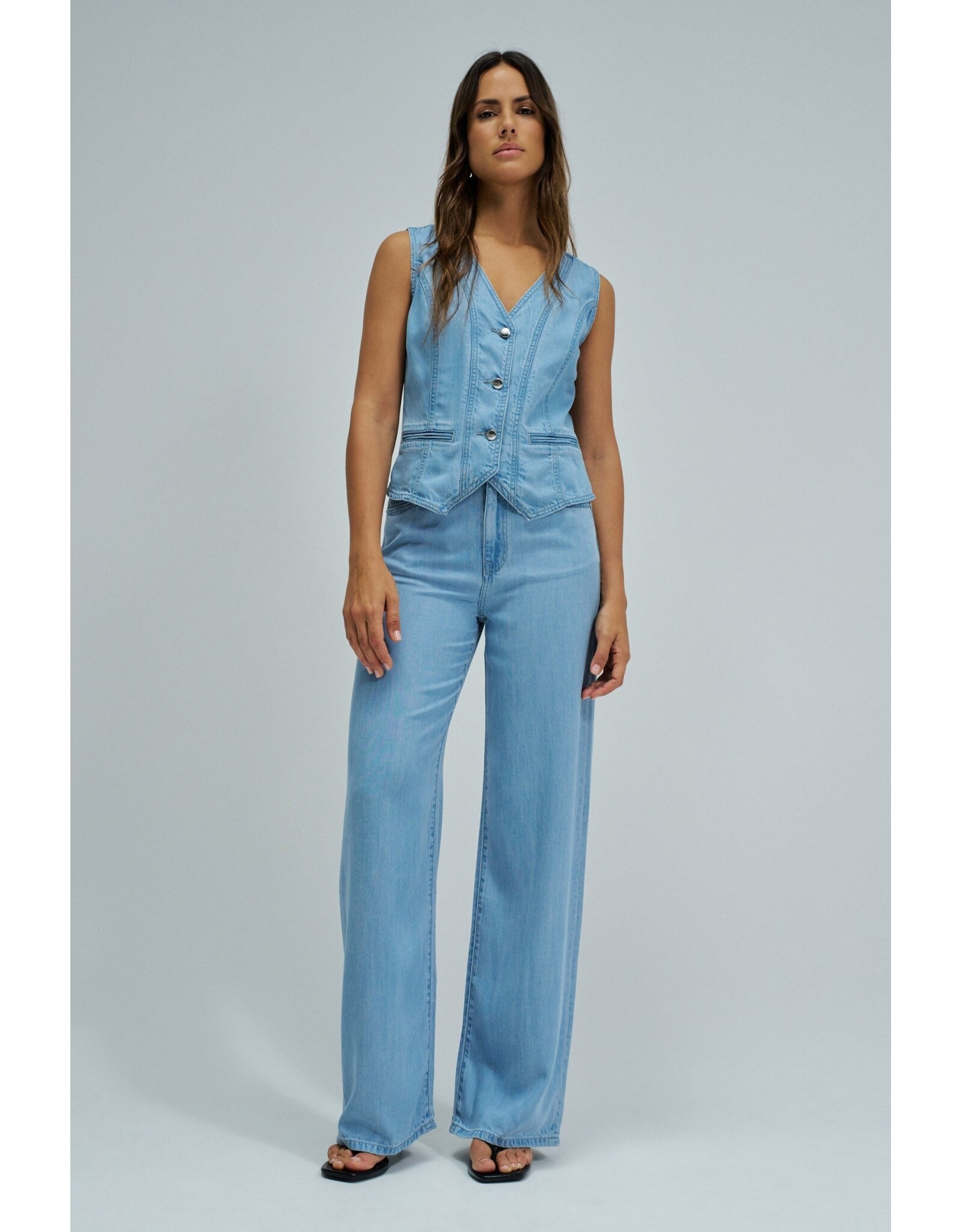 Salsa Jeans JEANS WIDE LEG LIGHT DENIM