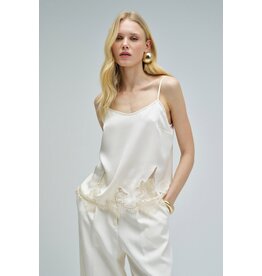 Salsa Jeans STRAP TOP WITH ADJUSTER AND LACE DETAIL