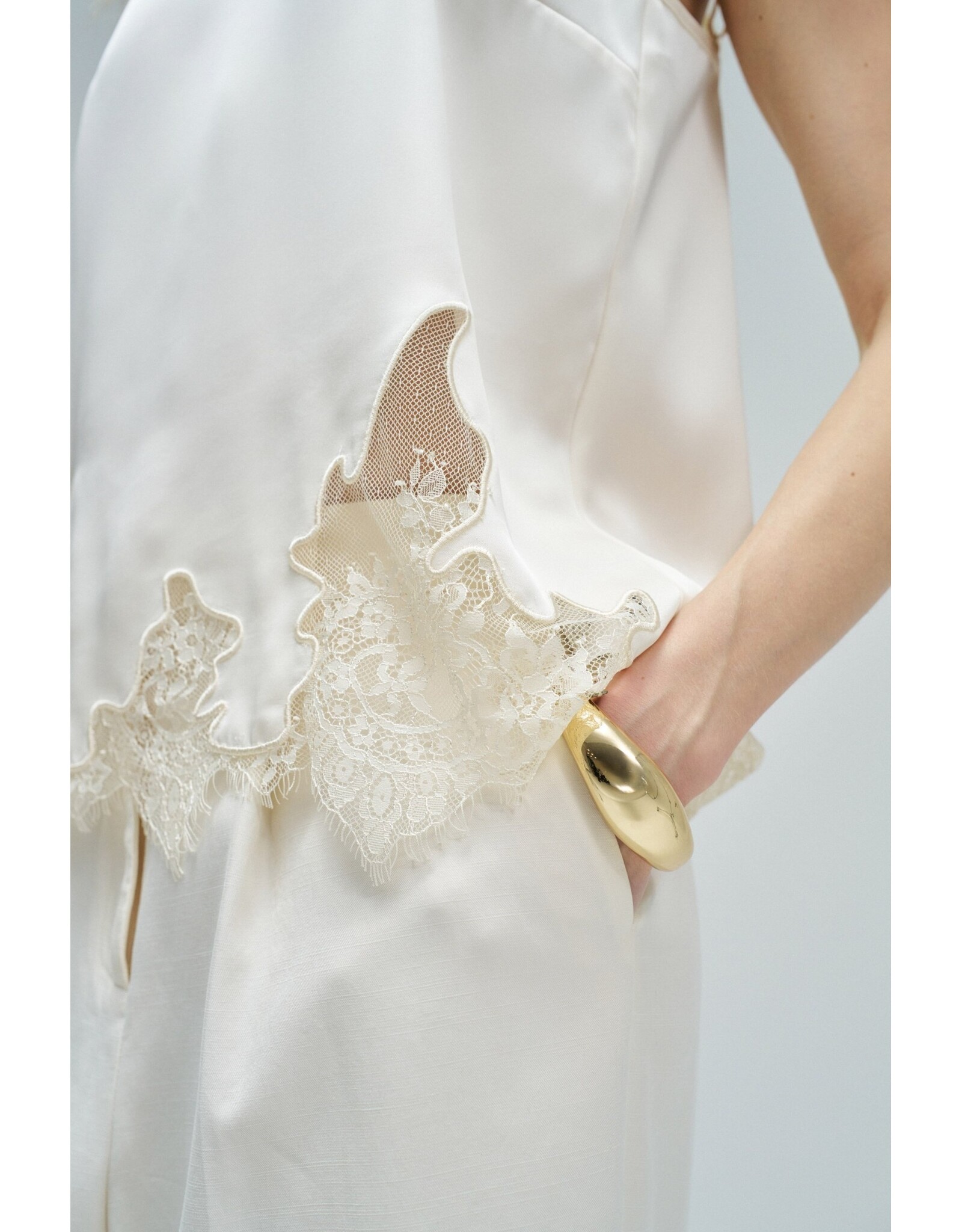 Salsa Jeans STRAP TOP WITH ADJUSTER AND LACE DETAIL