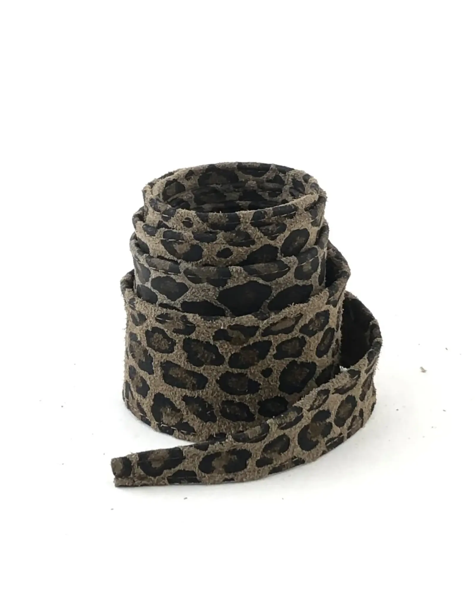 Animal Print Suede Belt