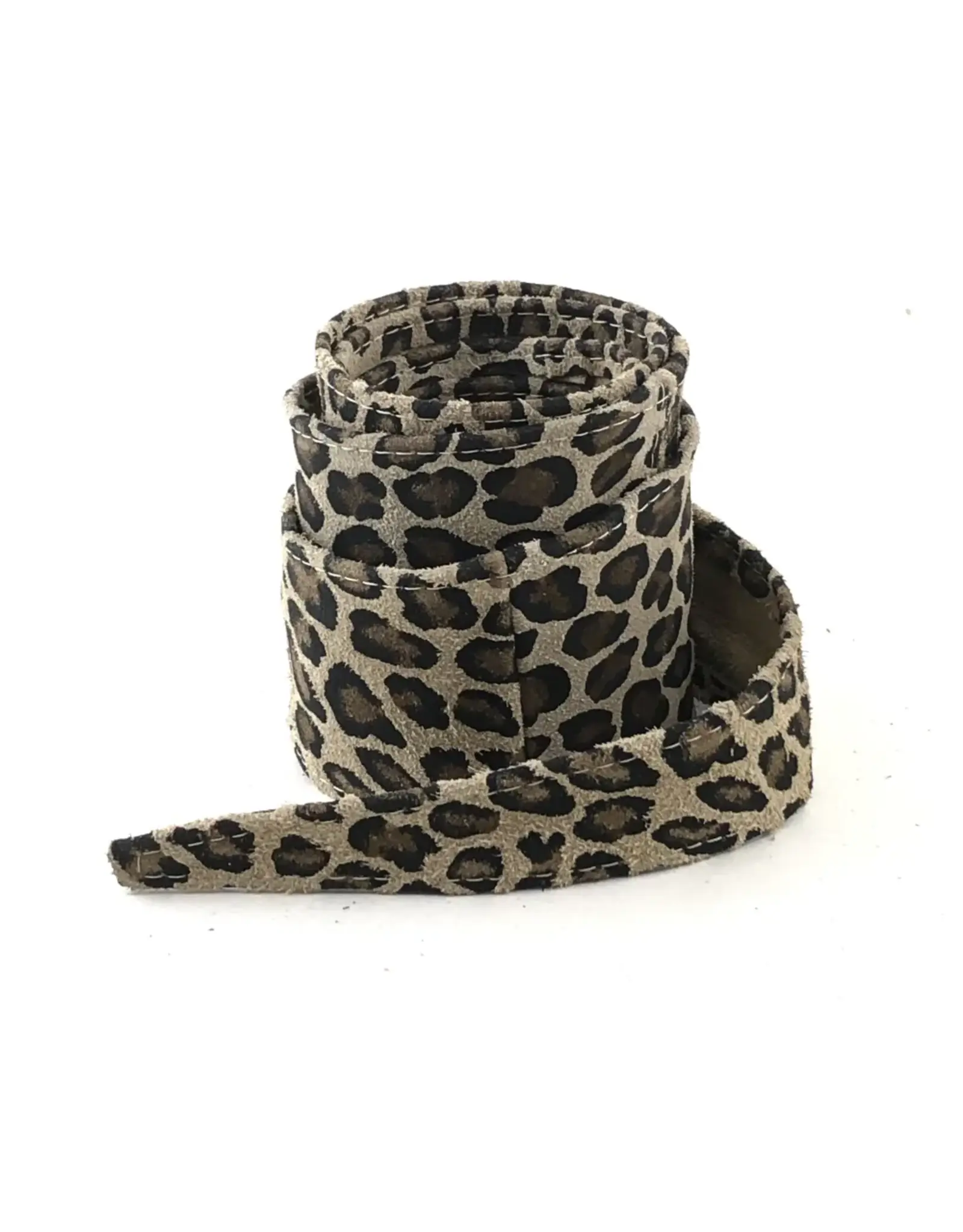 Animal Print Suede Belt