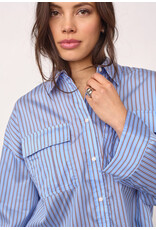 Co'Couture Anica Pinstripe Shirt