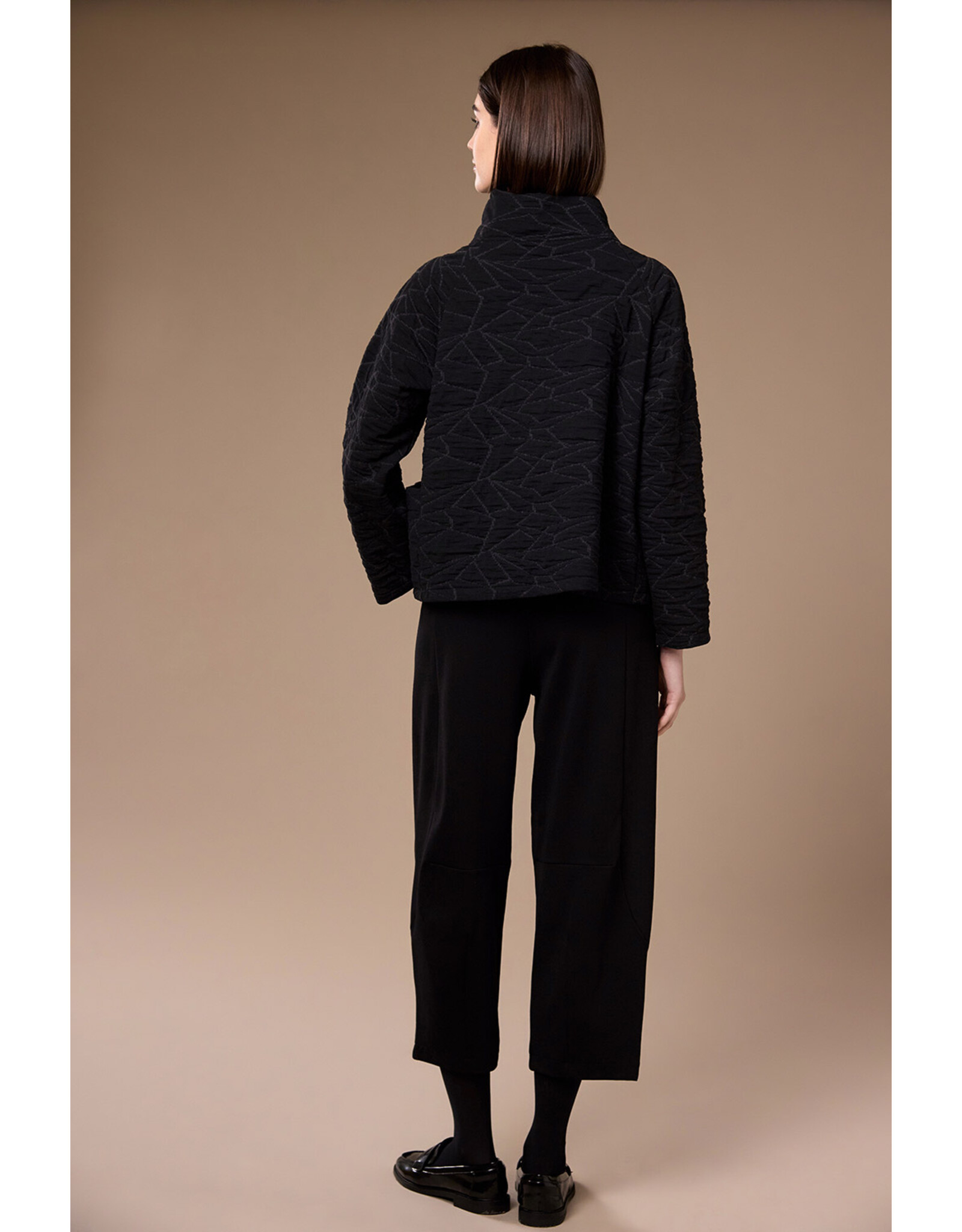 Peruzzi Textured Cross Over Jacket