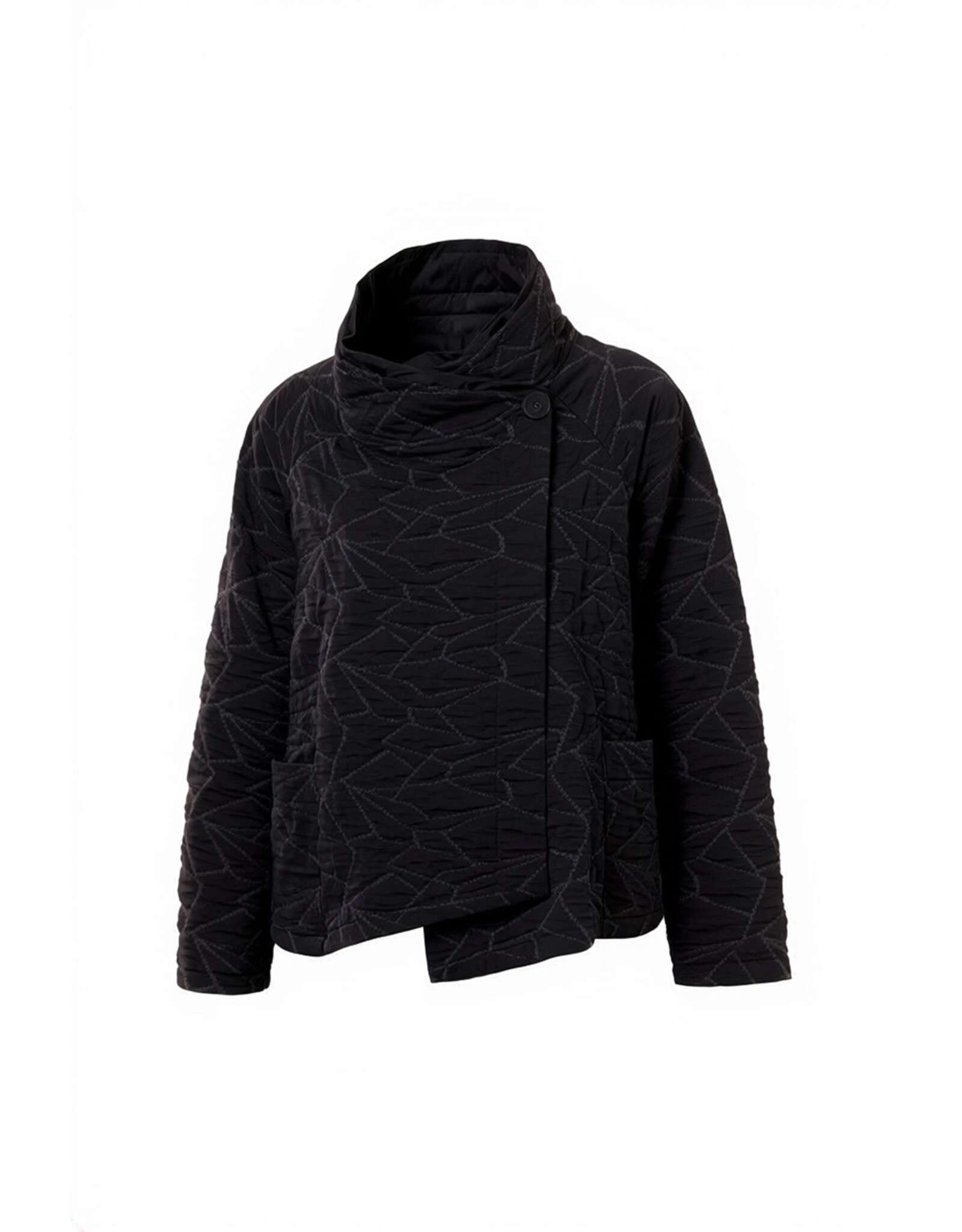 Peruzzi Textured Cross Over Jacket