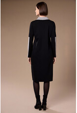 Peruzzi Two Tone V Neck Dress