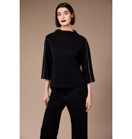 Peruzzi Funnel Neck Seam Top