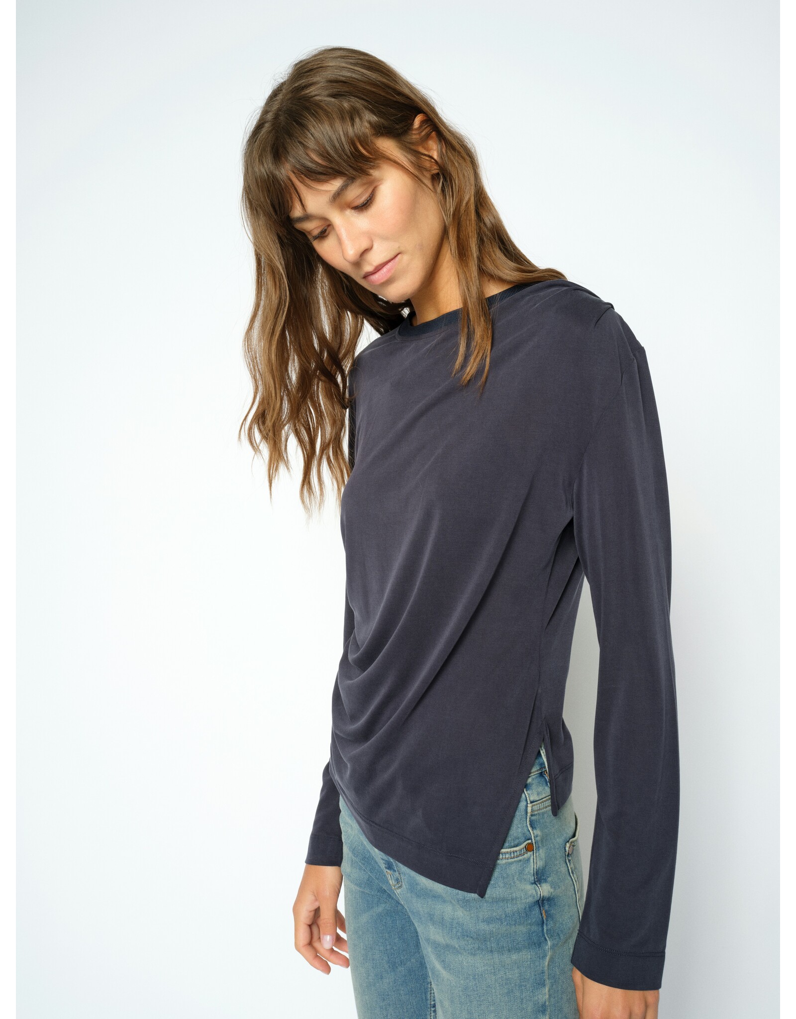 Mos Mosh Ami O-LS Draped Tee