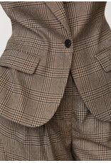Co'Couture Check Fitted Blazer