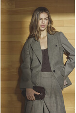 Co'Couture Check Fitted Blazer