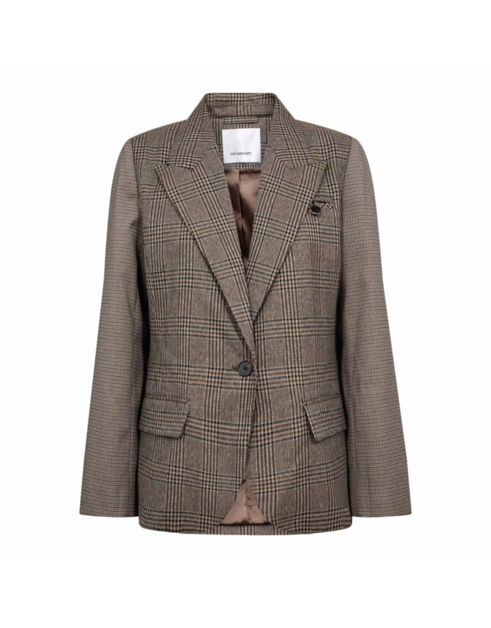 Co'Couture Check Fitted Blazer