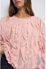 Salsa Jeans Ruffled long sleeve top