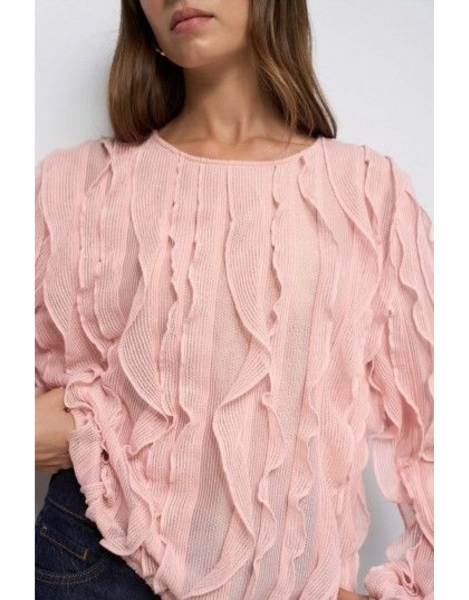 Salsa Jeans Ruffled long sleeve top