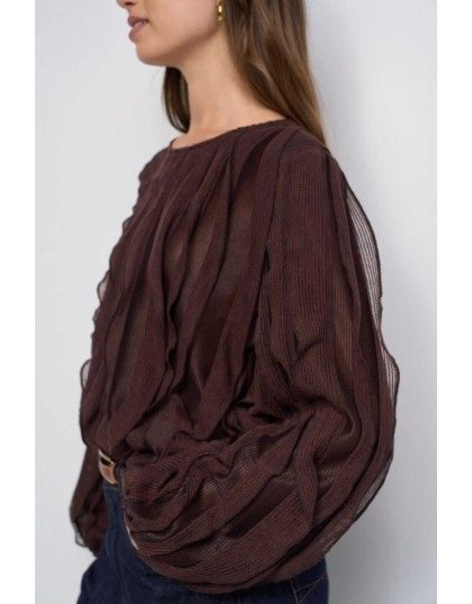 Salsa Jeans Ruffled long sleeve top