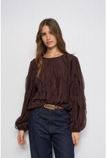 Salsa Jeans Ruffled long sleeve top