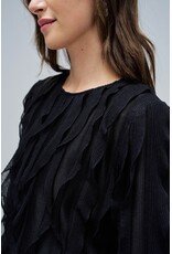 Salsa Jeans Ruffled long sleeve top