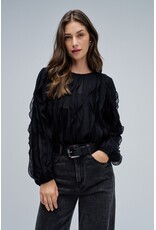 Salsa Jeans Ruffled long sleeve top