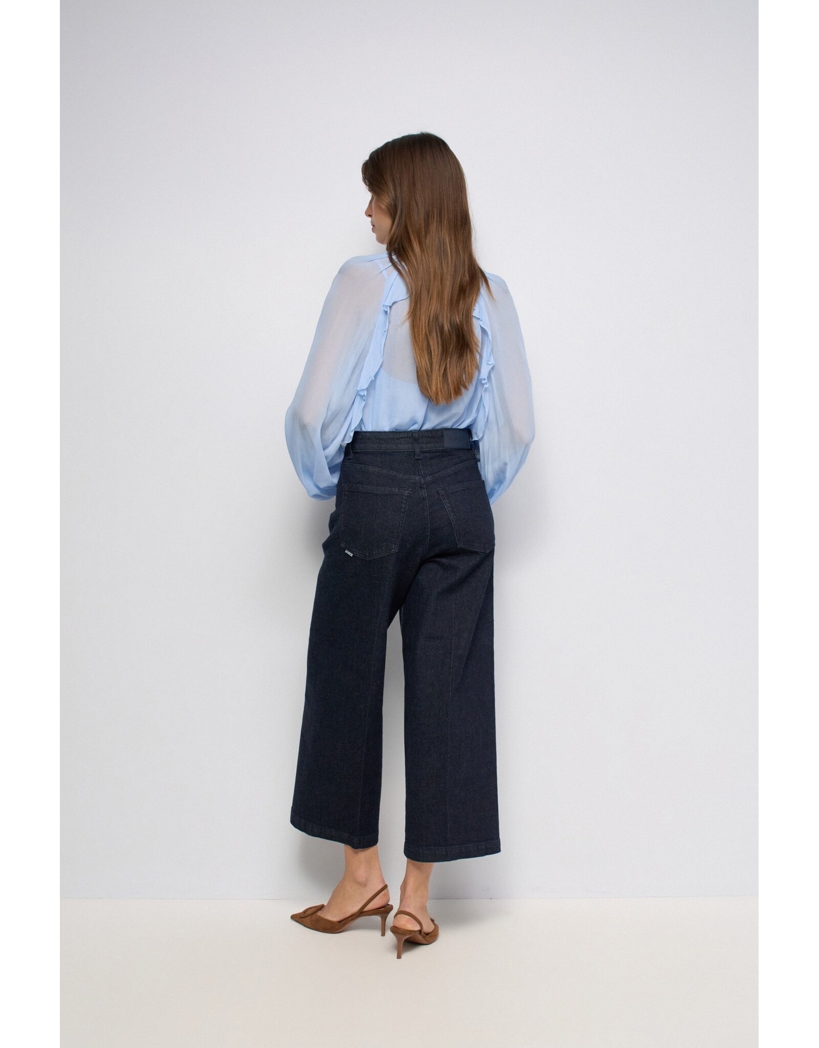 Salsa Jeans Culotte cropped jean dark wash
