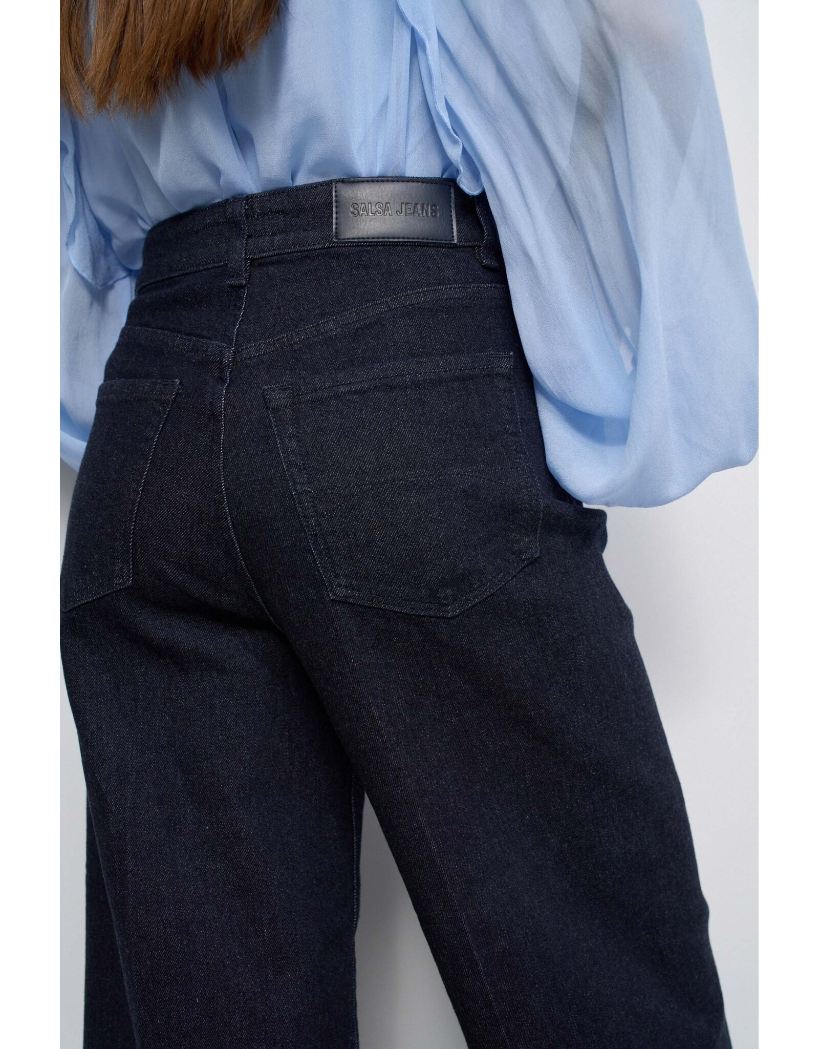 Salsa Jeans Culotte cropped jean dark wash