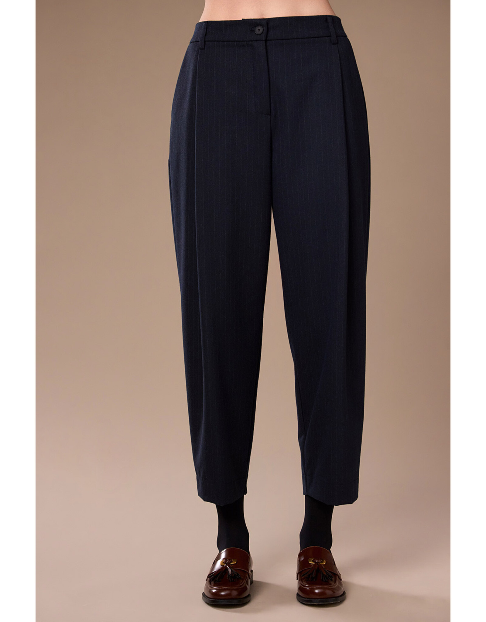Peruzzi Shadow Stripe Barrel Trouser